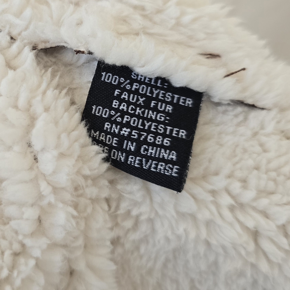 Me Jane | Large | Two Tone Faux Fur And Faux Suede Waterfall Vest - Picture 7 of 10
